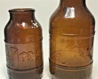 https://www.ebay.com/itm/114800491331	TM0012 PAIR OF VINTAGE JAX BOTTLES BARREL SHAPE DESIGN
