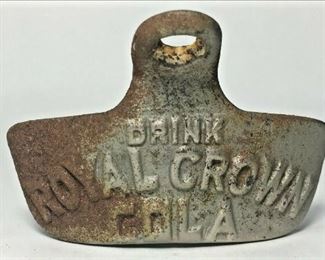 https://www.ebay.com/itm/114800482382	TM0022 Rare Original Starr Royal Crown Cola Bottle Opener MADE IN USA Number 2 
