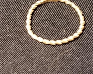 18 Karat Gold Braided Ring