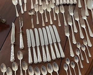 Colfax pattern Sterling  Silver set of 62 pieces 