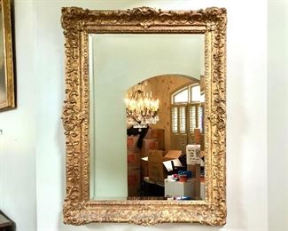 Beautiful Antique frame with mirror. 