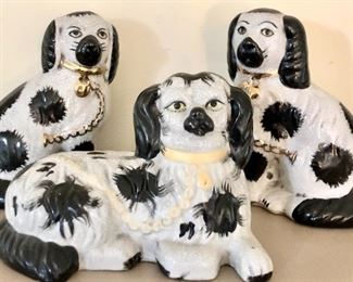 Staffordshire style dogs
