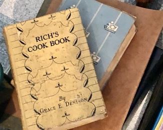 Vintage cookbooks