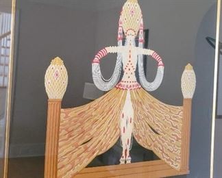 Signed Erte serigraph 
