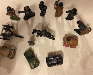 Antique military toys
