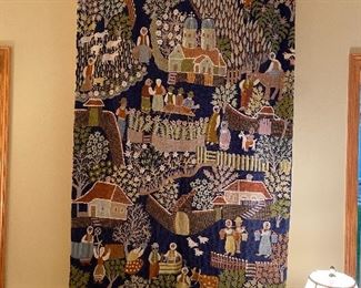 Approx. 6 x 4' wall tapestry