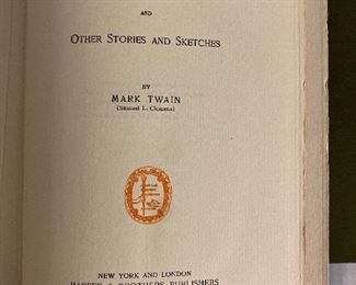 Mark Twain books