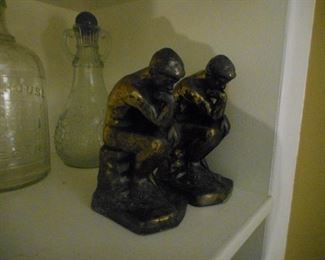 Thinker bookends