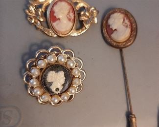 Vintage Cameo Jewelry