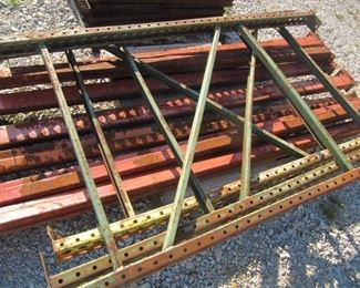 LARGE LOT OF PALLET SHELVING