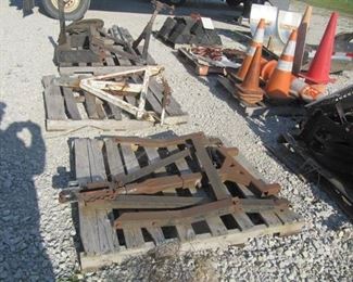 3 Pallets of Tow- Hitches and Special Tow Bars for Towing