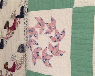 Two fabulous hand done quilts