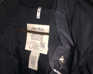 some great women's and men's clothing-Eddie Bauer down coat