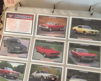 LOTS of trading cards of all sorts-muscle cars