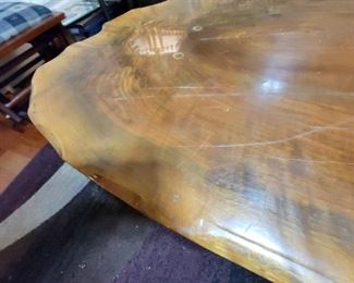 Custom wood dining table