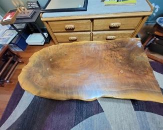 Custom wood dining table