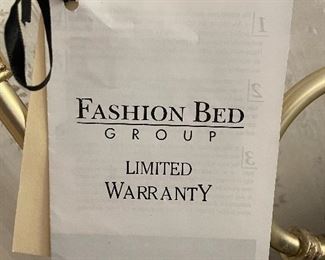 All of the warranty information with the bed...........Picture 3 of 3