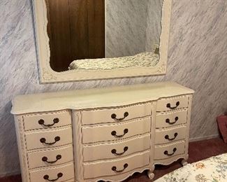 Nightstand and mirror