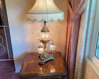 Another lamp and table