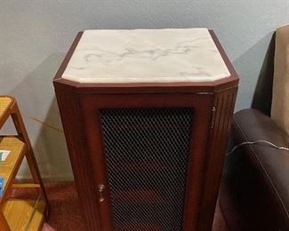 Top of the wine rack has a flat surface for serving cheese and crackers, etc.........Picture 3 of 3