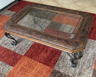 lot 18- Coffee table and end table $175
