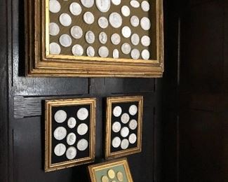 Antique Medallions - framed