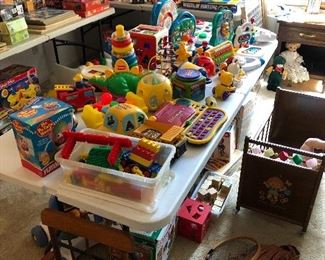 Large group of vintage toys