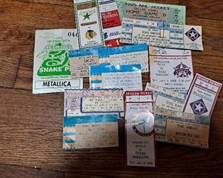 Vintage Ticket Stubs