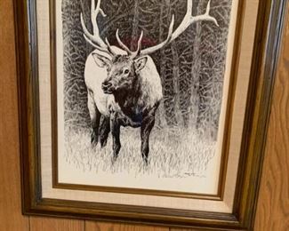 Deer Print, Texas Artist