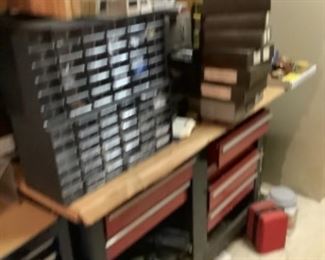 Drawers for screws and nails