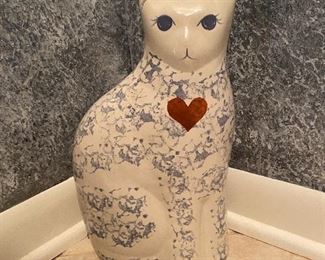 Ceramic cat by the Proper Place