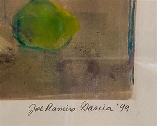 Artwork "Spring Window" by Joe Ramiro Garcia - 20x18 matted 32x30 