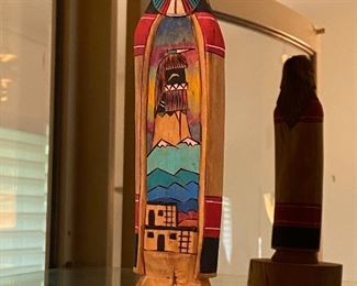 Hopi Hano-Mana statue by Lawrence Charley