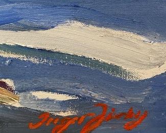 Artwork "Copper Mountain" by Inger Jirby 32x28 