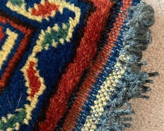 Turkmen Geometric Handmade Wool Rug  by Private Collection, 9'7" x 7'