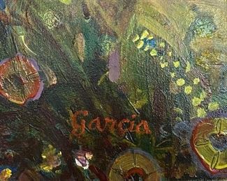Oil Painting "Canyon Spirits" by Joe Ramiro Garcia 49x49 