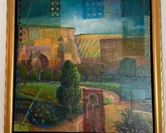 Oil Painting "Canyon Spirits" by Joe Ramiro Garcia 49x49 