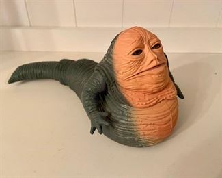 1997 Lucas Films Jabba the Hutt with movable head and tail