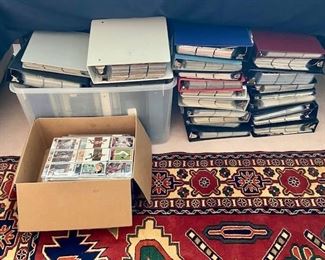Card Lot  - (approximately $25k Cards), includes: Baseball, Basketball, and Football (topps, fleer, heritage, upper deck, victory and more)