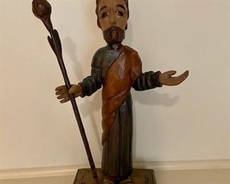 San Jose wooden carved statue