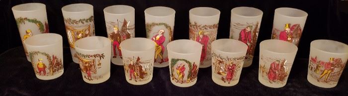 Charles Dickens' Characters Glass Sets