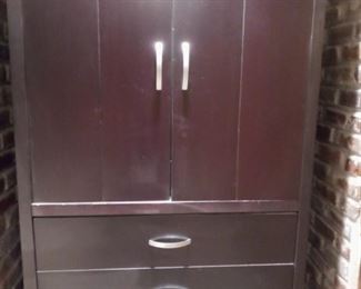 Entertainment Center With Older Model TV