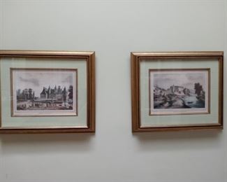 Set of 2 French Prints