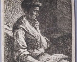 Johann Christian Klengel Portrait of Woman Reading
