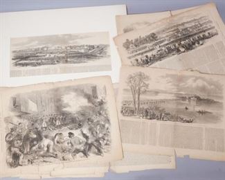 Etchings "Pictorial History Of The War Of 1861-62" 