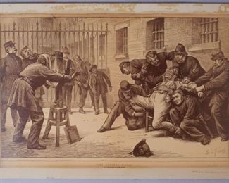 S.L. Fildes "The Bashful Model" Print of a Prisoner