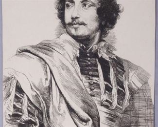 Van Dyck after Armand Durand Etching of Paul Pontius