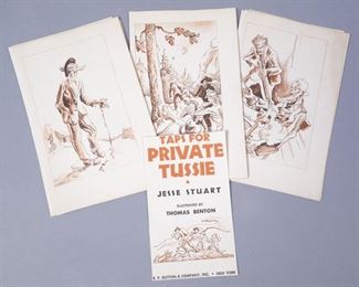 Taps For Private Tussie TH Benton 1st Ed Illustrations