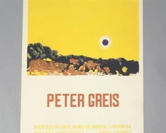 Peter Greis Monotipos Dibujos Luis Angel Arango Poster