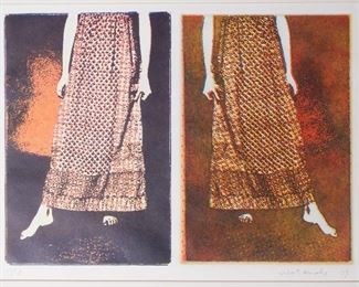 Ryo Watanabe Signed Skirts Print 1979 12/18
